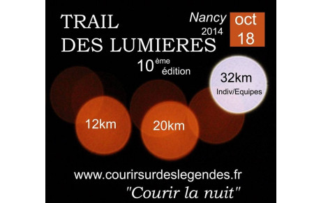 TRAIL des LUMIERES à VILLERS les NANCY